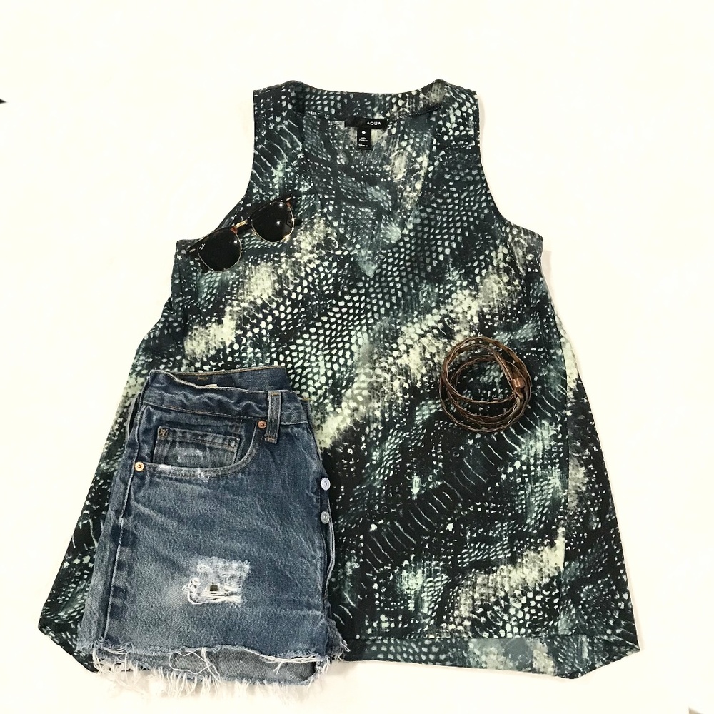 Bloomingdale's AQUA tunic